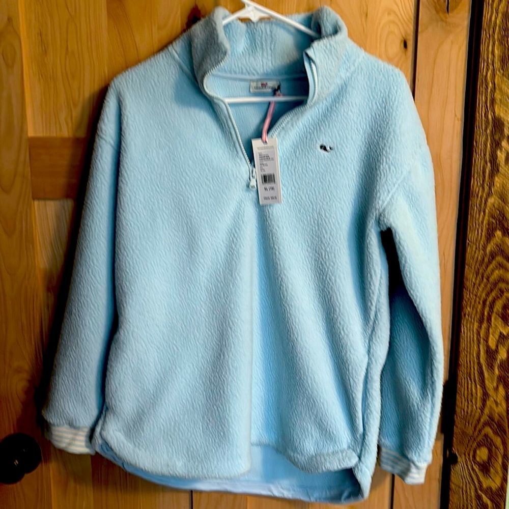 New! Girls Vineyard Vines Fleece Zip Up size 16.